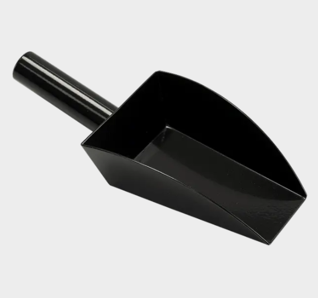 Scoop, Flat Nose, PTFE-Coated Stainless Steel