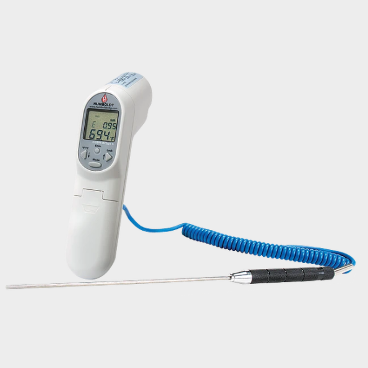 Thermometer, IR Gun, K Thermocouple Combo