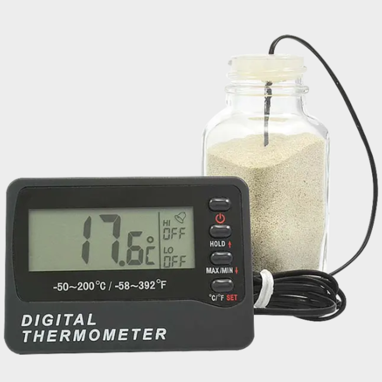 Min/Max Alarm, Digital Bottle Thermometer