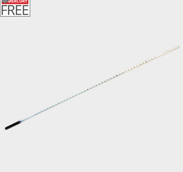 Mercury-Free, Blue-Spirit, Certified Thermometers