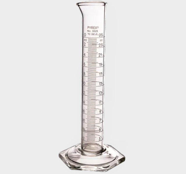 H-4915.010 Glass Graduated Cylinder Glass Graduated Cylinder; Capacity: 10ml