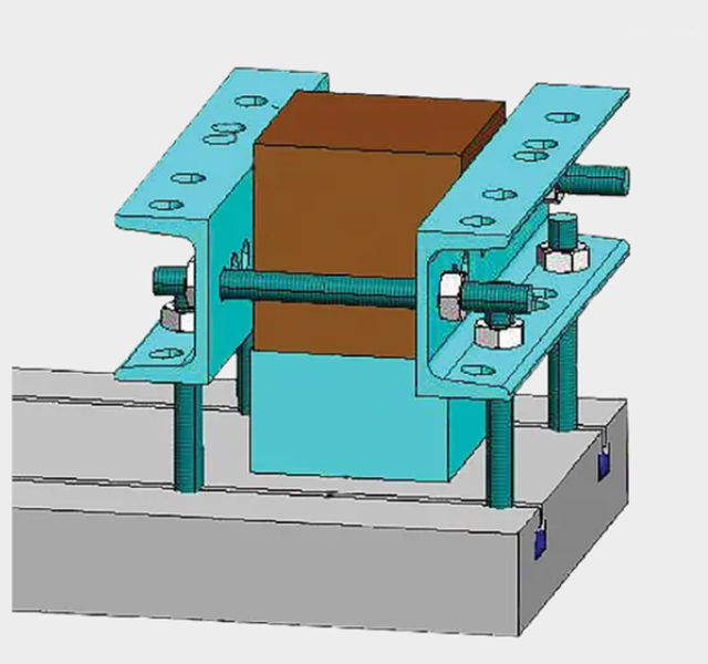 HC-2980.3 Locking Stirrups, Cubes For Specimen Grinding Machine