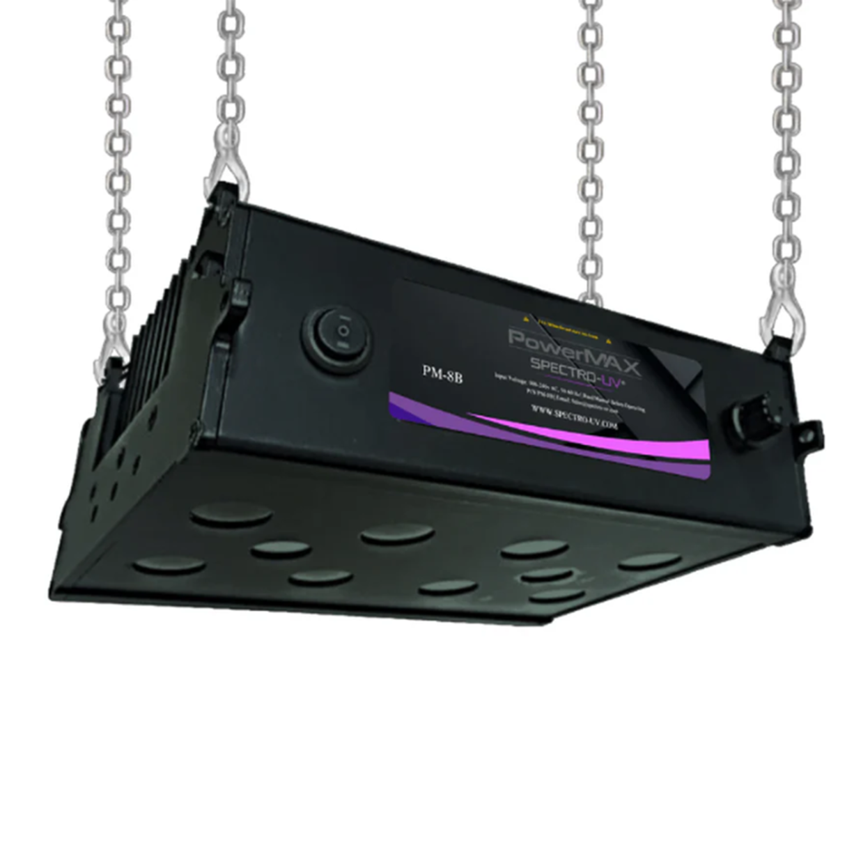 UV-A Intensity Range