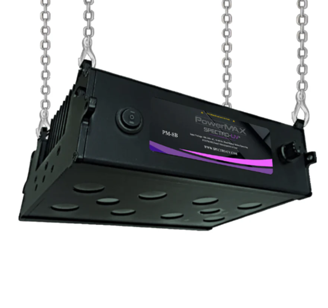 UV-A Intensity Range