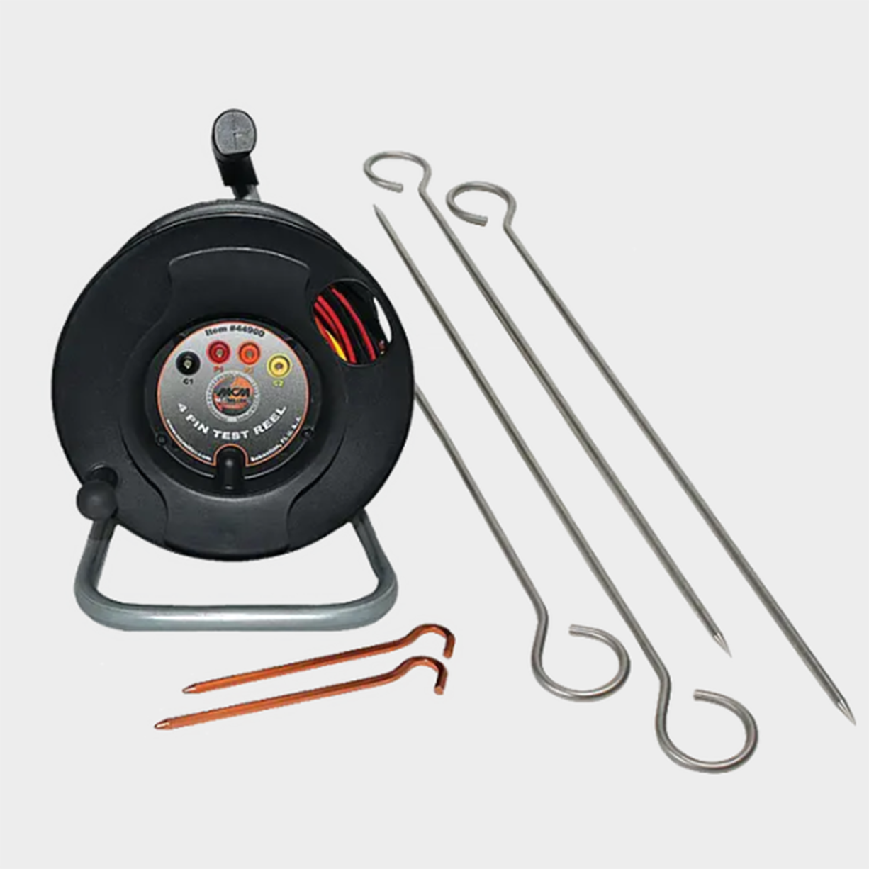 Resistivity Test Reel with Soil Pins