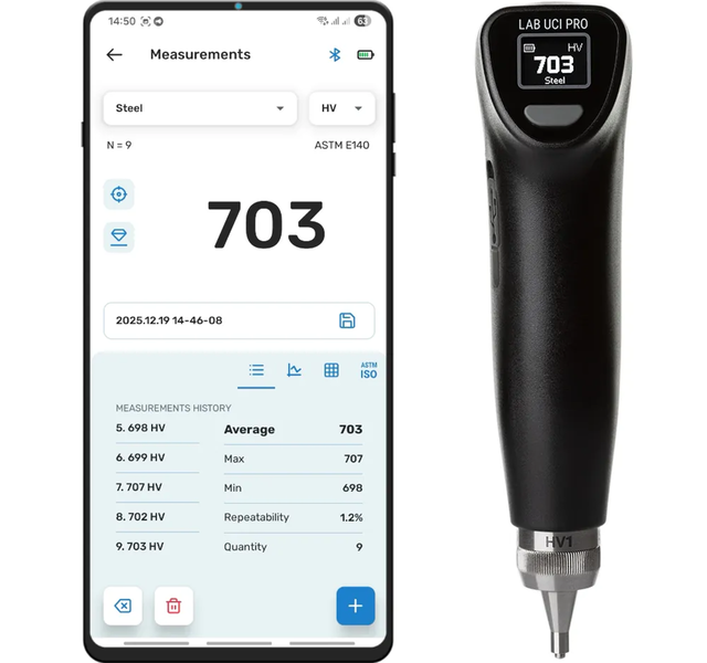 Wireless Hardness Tester NOVOTEST Lab UCI Pro