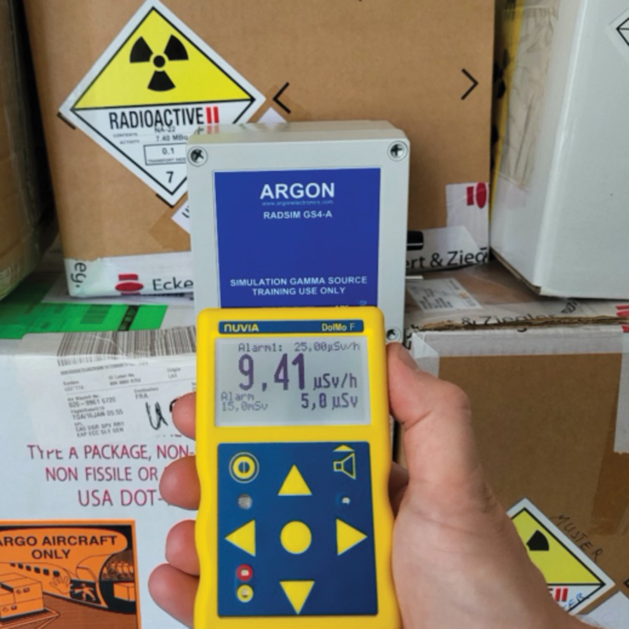 DolMo SIM Training set for the simulation of alpha and beta/gamma contamination