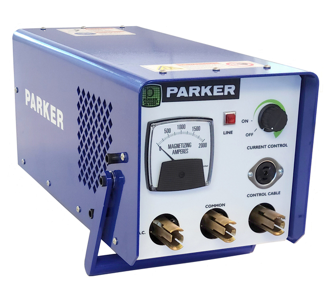 Parker Research DA-1500 portable heavy duty 1500 Amp magnetic inspection unit front panel