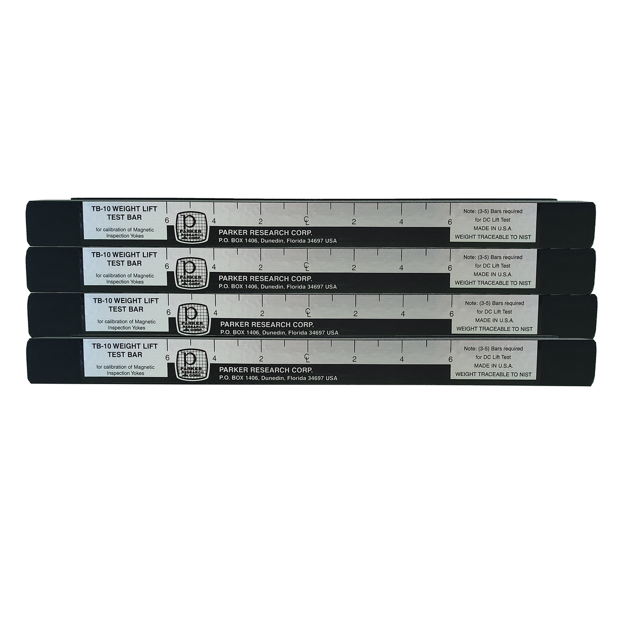 TB10S-4 Set of 4 Weight Lift Test Bars