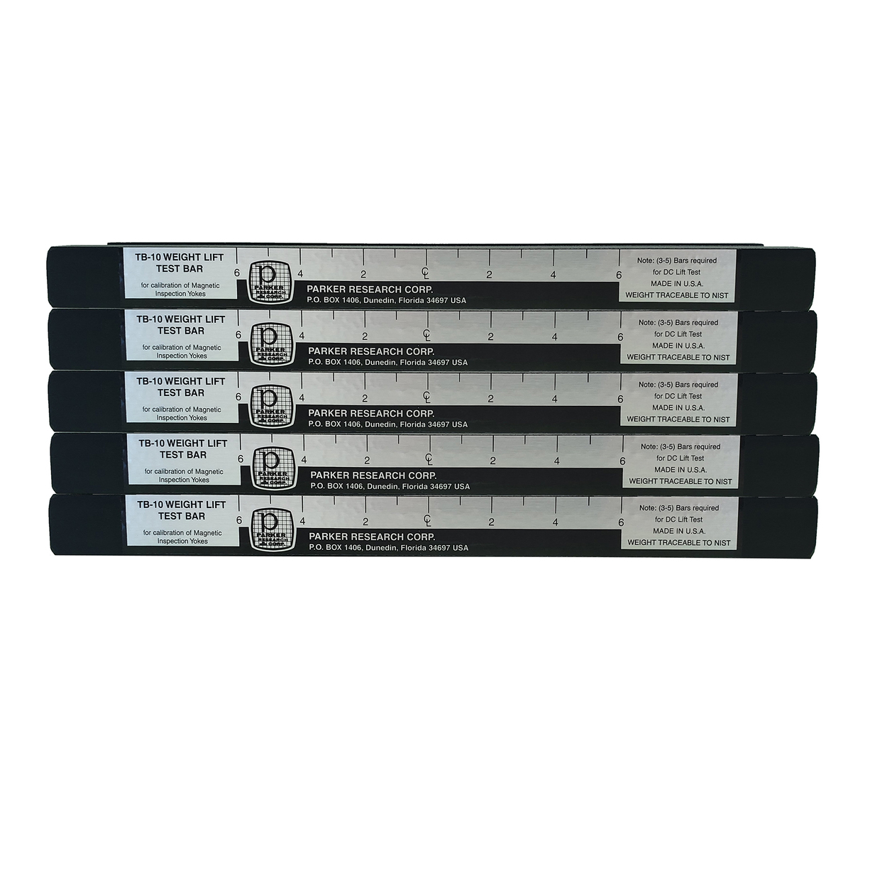 Parker Research TB10S-5 Weight Lift Test Bar Set for MPI | Stuart Hunt & Associates Canada