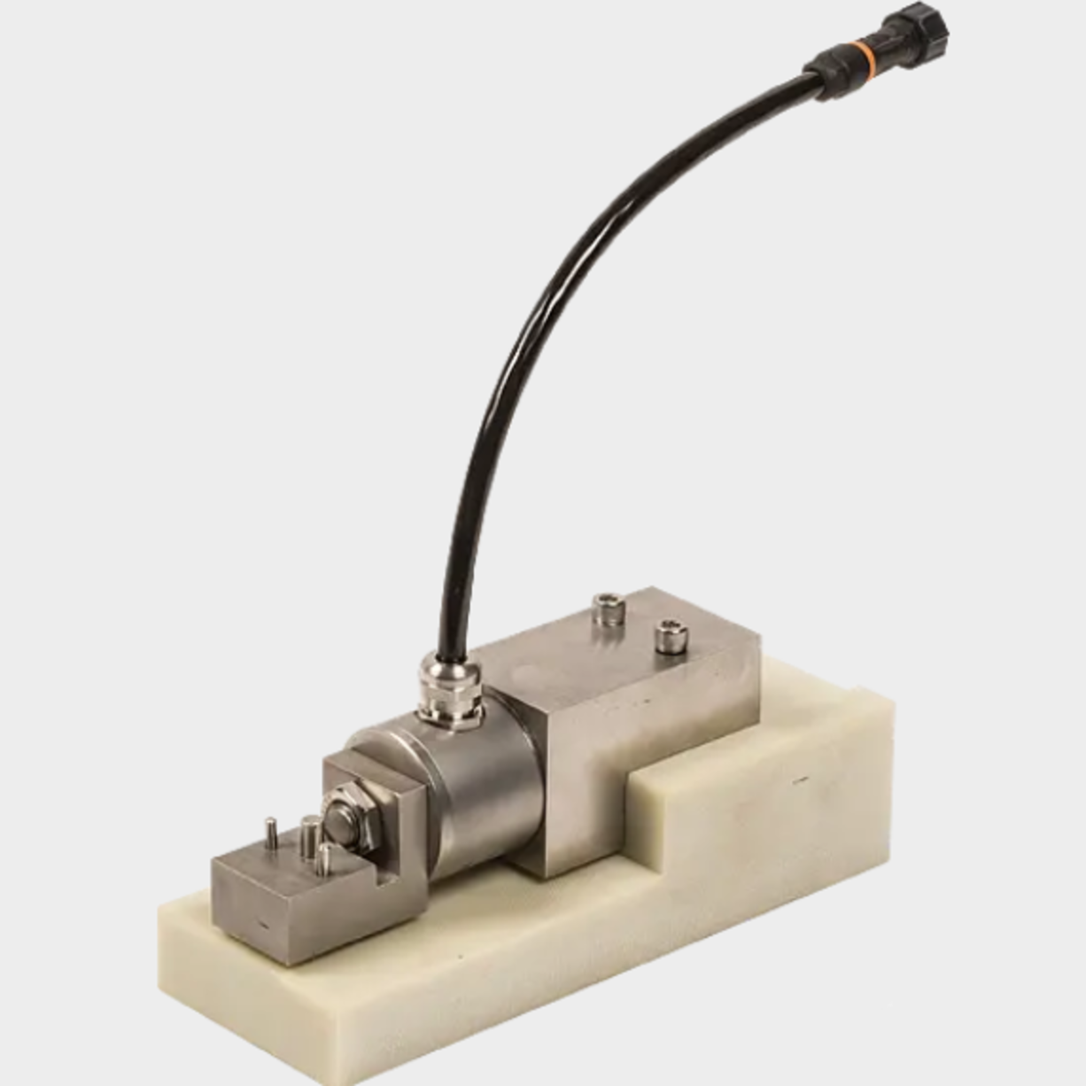HA-1061—Force Determination Transducer Force DeterminationTransducer for use with Humboldt Elite Series Ductilometers. Provides precise tensile strength measurement of any material, preparation, procedure or type of test to an accuracy of 0.01 lbs. Attaches over existing pin in Ductilometer without tools or machine modification. Elite Series Ductilometers can accommodate up to 3 transducers.  HA-1063—Force Determination Kit for Manual Ductilometers This force determination kit is designed for use with manual control ductilometers like the H-1068X and H-1068B. It provides (1) Force Determination Transducer, (1) HM-5320 Data Logger and (1) Force Transducer Calibration Device. This kit will allow you to do force determinations and the Data Logger will allow you to monitor the test and its results. Humboldt’s Elite Series Data Logger provides four individual, 24-bit analog to digital converters with an instrumentation excitation supply of 10 VDC. The analog Logger is ideal for use with instruments, such as pressure transducers, load cells, and strain transducers. It provides data storage for 1000 readings per channel. Additional HA-1061 Transducers can be added to this starter kit.  HA-1062—Calibration Device For Force Transducers Calibration device for Humboldt Elite Series Dutilometer force determination transducers. Provides simple and precise calibration of transducers. Includes (1) calibration pedestal, (1) storage pedestal, (1) dead-weight hanger and (1) weight set. Does not include Transducer.