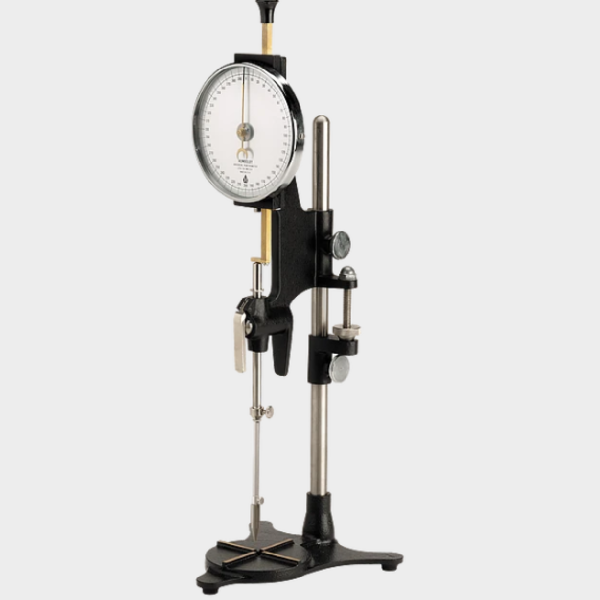 Battery Paste Penetrometer combines the H-1250 and a H-1255 grease cone, which has a hardened steel tip with a special plunger. Total needle weight is 60g ±.050g.